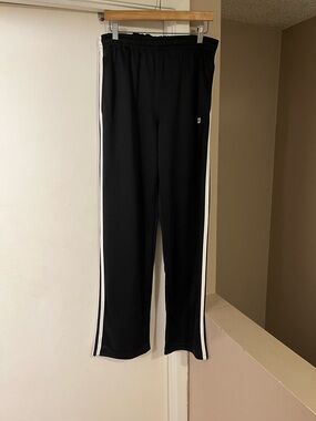 Wilson Black Jogger with White Stripes